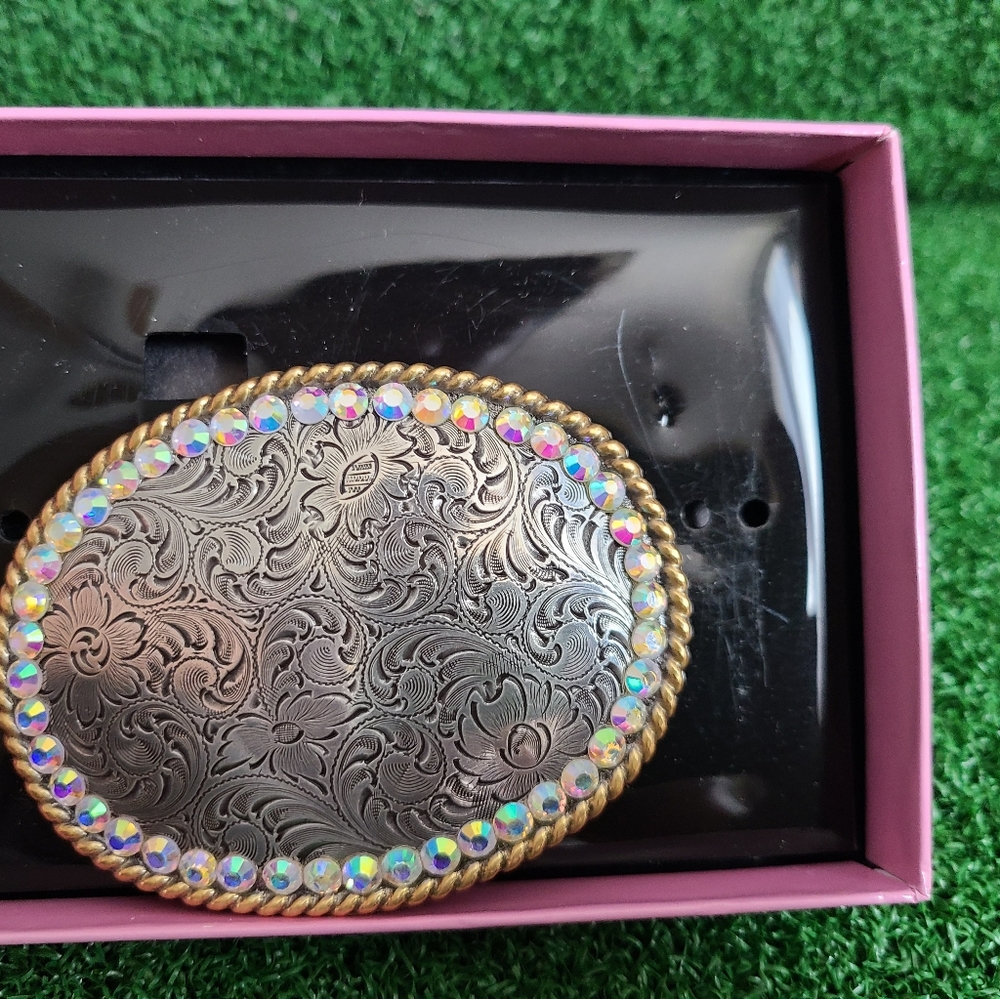 Buckle Antique Floral w/ Stones